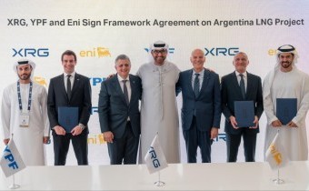 GNL de Vaca Muerta: YPF y ENI sellaron un acuerdo con la árabe ADNOC