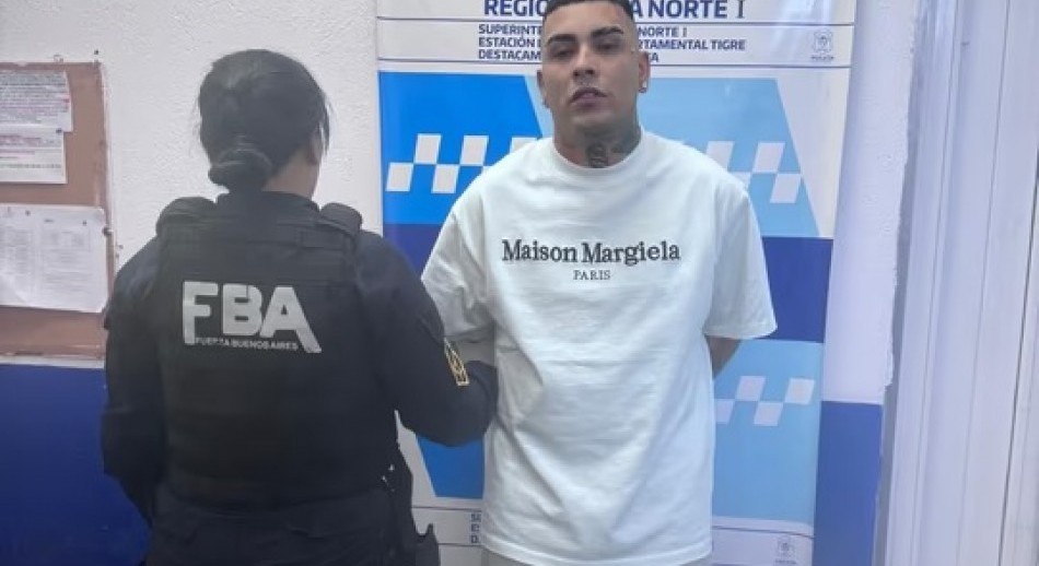 Callejero Fino fue detenido en Tigre: viajaba en una camioneta sin patente y encontraron un arma