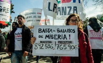 Los sindicatos docentes van al paro en la Provincia de Buenos Aires por seguridad y paritarias